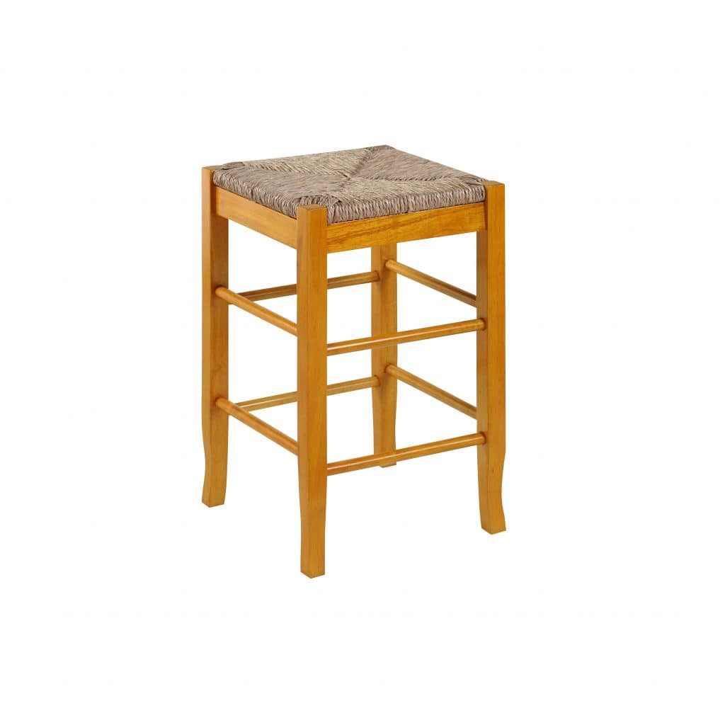 SQ Rush Backless Wood 24-inch Counter Stool On Sale Bed Bath