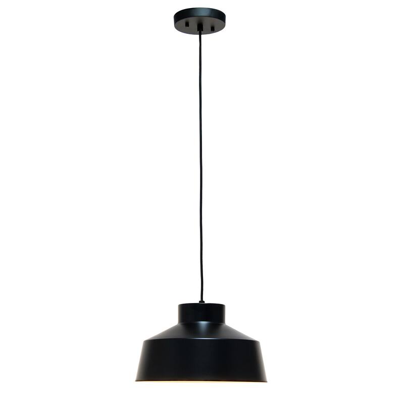 60 in. 1 Light Black Farmhouse Pendant