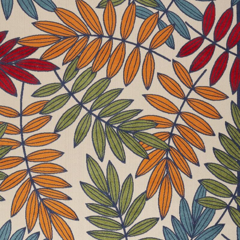 HomeRoots Contemporary Rectangle Outdoor Rug - 12' X 15'