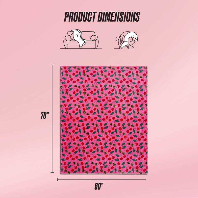 Juicy Couture 60"x70" Plush Throw Blankets