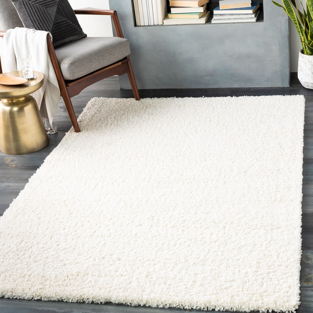 Livabliss Cassey Cozy Plush Shag Area Rug