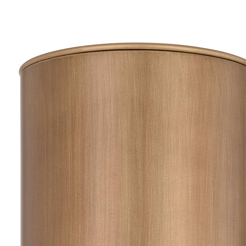 Chiasso Aluminum 1 Light Dark Sky Cylinder Outdoor Wall Lantern - 5-in W x 7.25-in H x 8-in D