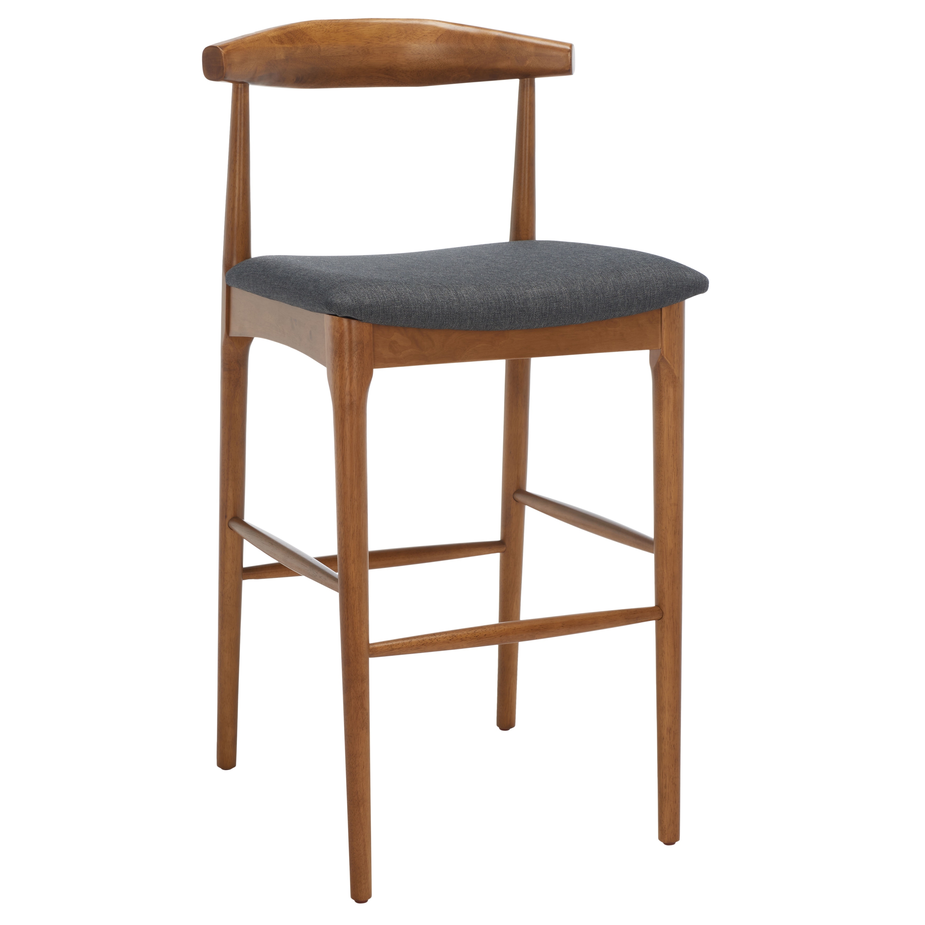 SAFAVIEH Lionel Retro 30 inch Bar Stool 22 in. W x 21 in. D x 42 in. H