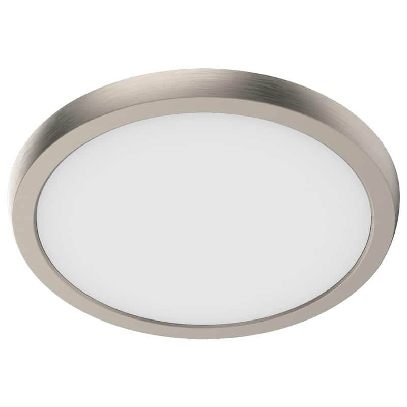 Nuvo Lighting 62/1920 9" Wide LED Flush Mount Drum Ceiling Fixture - - Brushed Nickel