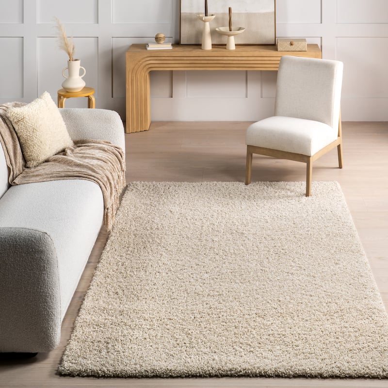 Nuloom Emily Contemporary Solid Shag Area Rug