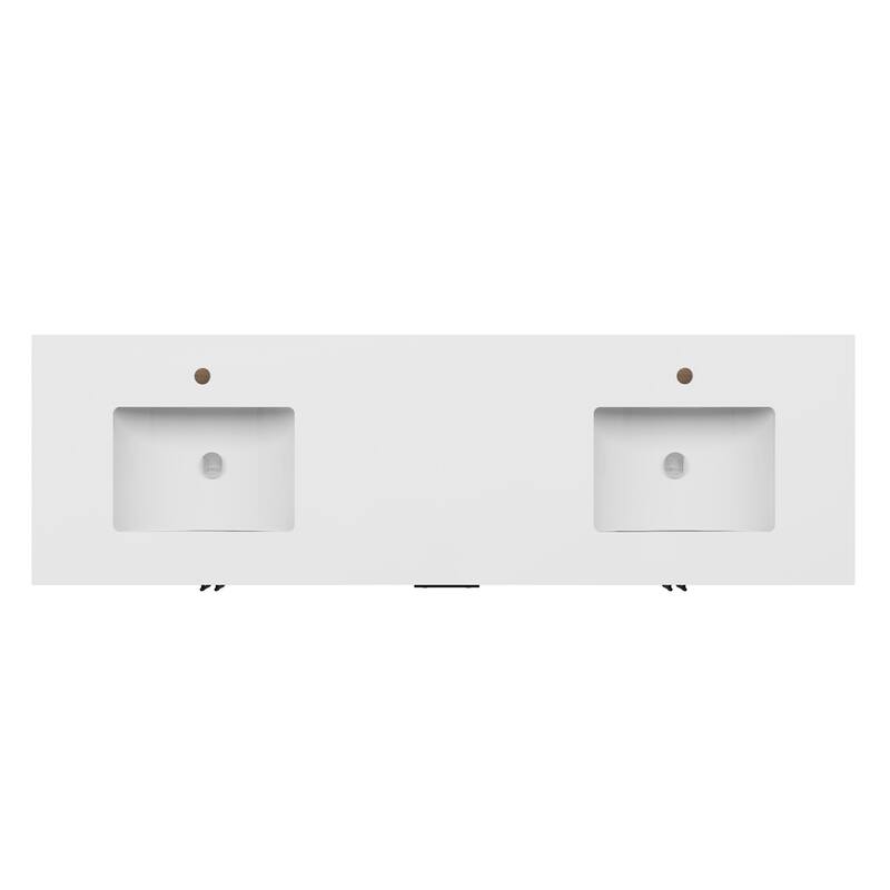 Fresca FCB4272-U Silas 72" Free Standing Double Basin Vanity Set with