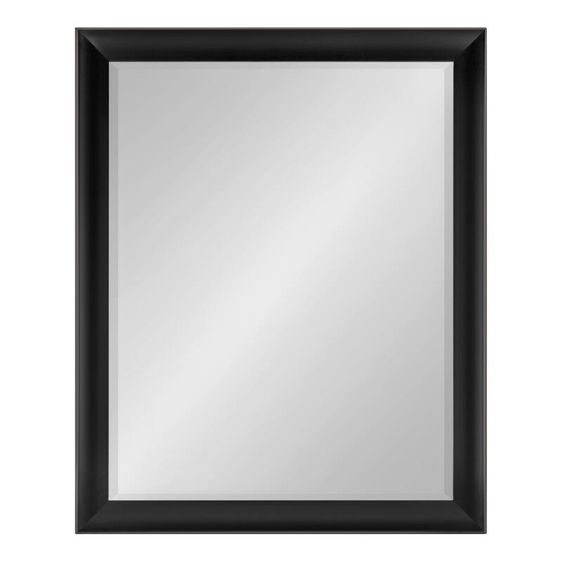 Kate and Laurel Scoop Framed Beveled Wall Mirror