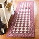 preview thumbnail 17 of 30, SAFAVIEH Handmade Chelsea Marlee French Country Wool Rug 2'6" x 6' Runner - Burgundy/Ivory - Runner