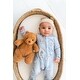 preview thumbnail 2 of 4, Breezy Bear Baby Footie Pajamas, 2-Way Zipper - Frosty Fawn