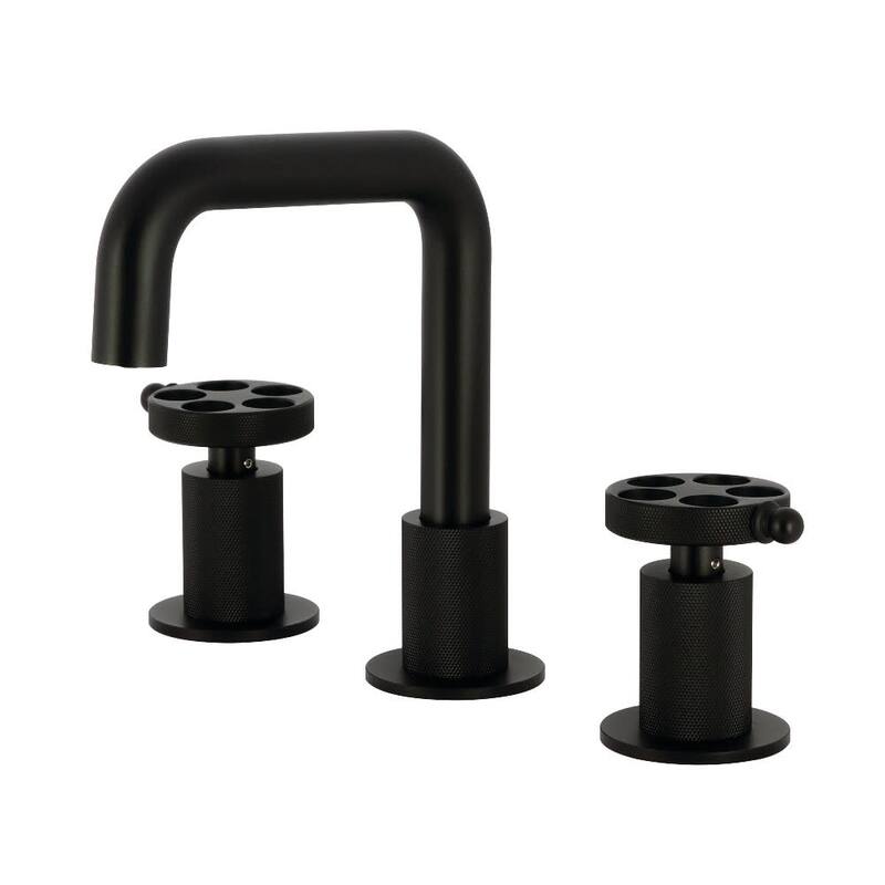 Kingston Brass KS141.RKZ Wendell 1.2 GPM Widespread Bathroom Faucet - Matte Black