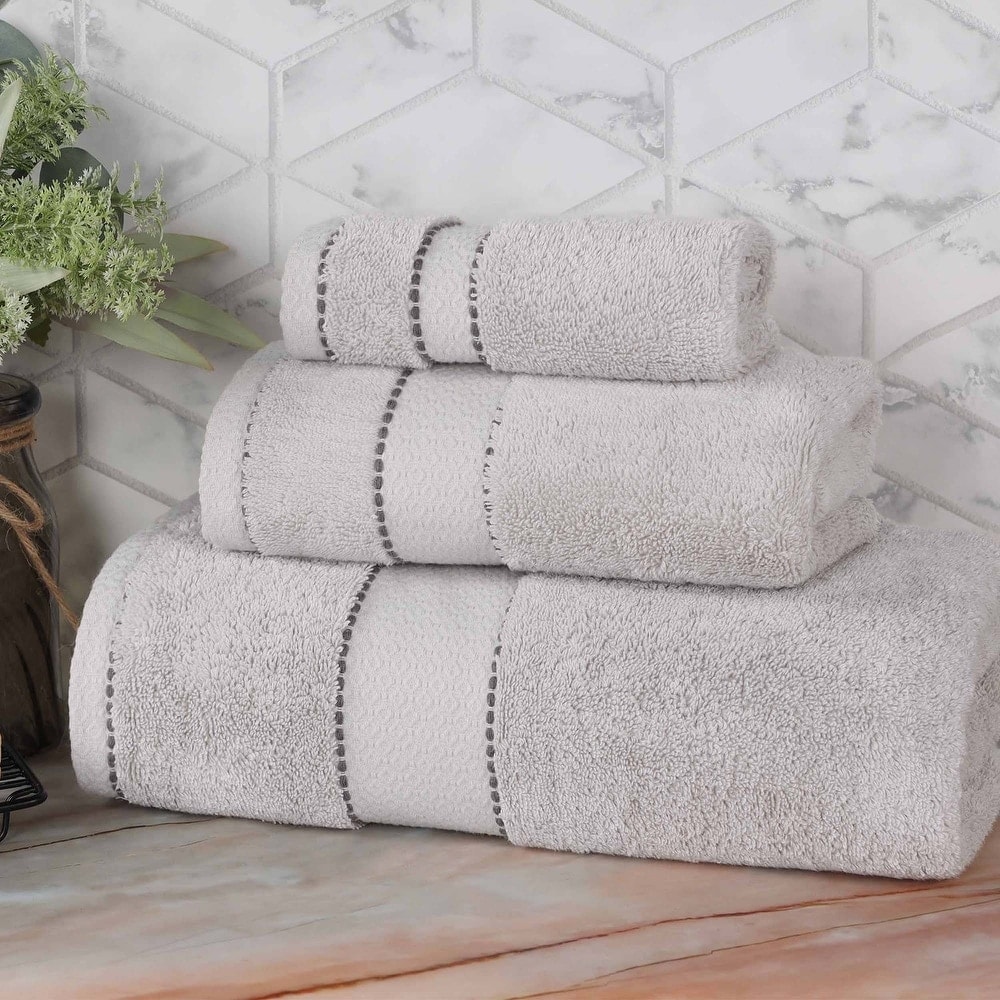 Superior Niles Cotton Ultra-Plush Absorbent 3 Piece Towel Set