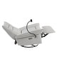 preview thumbnail 25 of 26, Genuine Italian Leather Match Power Swivel Rocker Recliner (Set of 2)