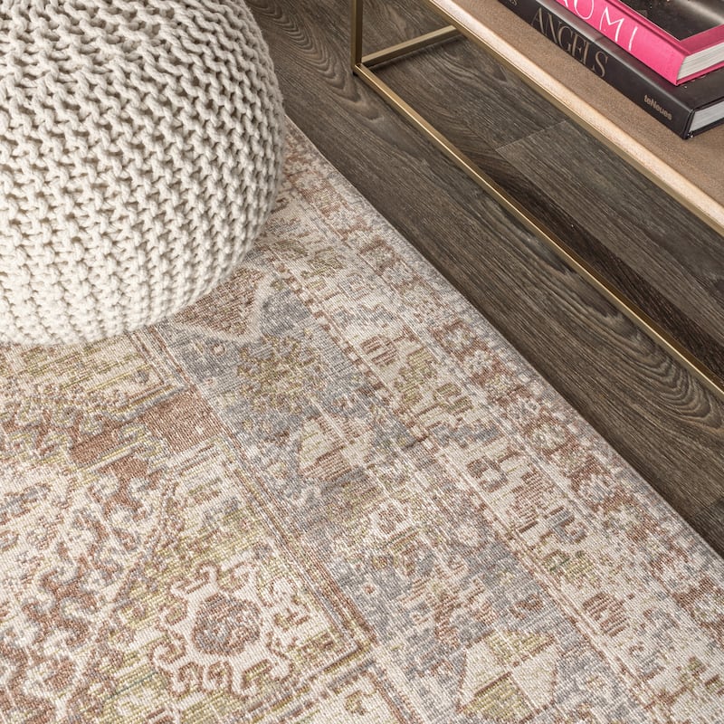 JONATHAN Y Alhambra Ornate Geometric Medallion Area Rug