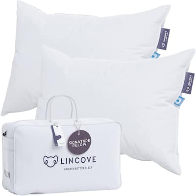 Lincove Signature Hutterite Canadian Down Pillow - 800 fill power, Made in Canada