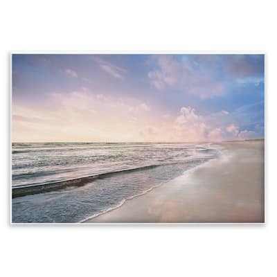 Stupell Receding Beach Shore Wall Plaque Art Design By Natalie Carpentieri