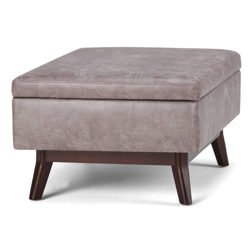 Coffee Table Storage Ottoman - Gray