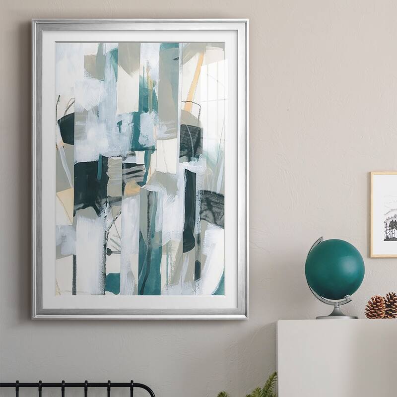 Sea Cavern Strata IV Premium Framed Print - Ready to Hang