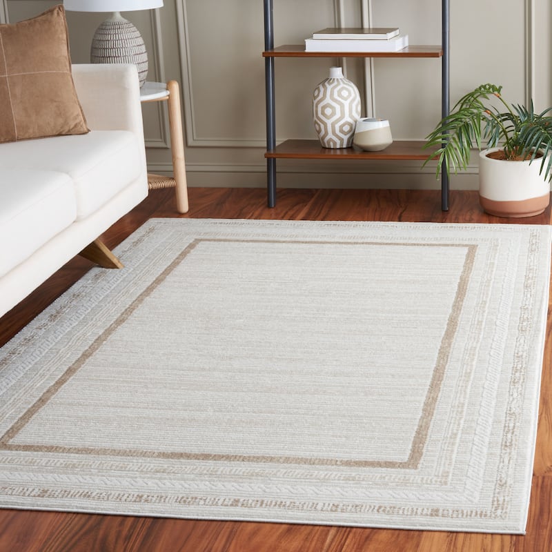 SAFAVIEH Hanna Keely Contemporary Rug - 5'3" x 7'6" - Ivory/Beige