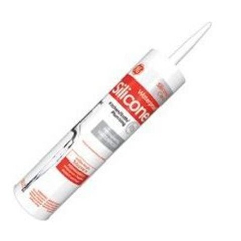 GE GE612 Silicone I Kitchen & Bath Sealant, Clear, 9.8 Oz