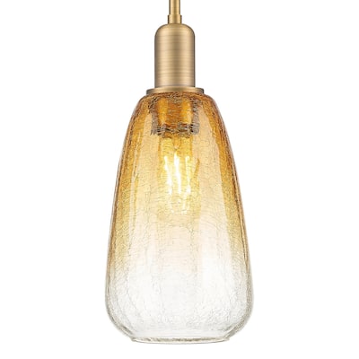 Innovations Lighting 716-1S-G480-6AM Brookhaven Almond 6" Wide Mini