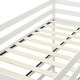 preview thumbnail 11 of 10, Multifunctional Wood Bunk Bed With Stairs And Guardrails, Can Be Turn Into Upper Bed And Down Desk