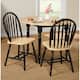 Simple Living Carolina Windsor Dining Chairs (Set of 2) - Black/Natural