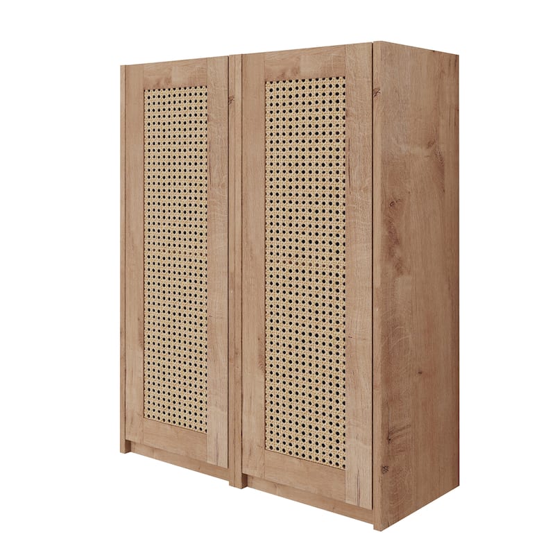 GDFStudio Bathroom Wall-Mounted Side Cabinet with Soft Close Doors