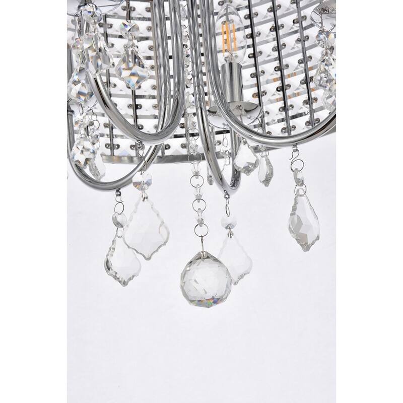 Esther 17 inch Flush Mount Chandelier