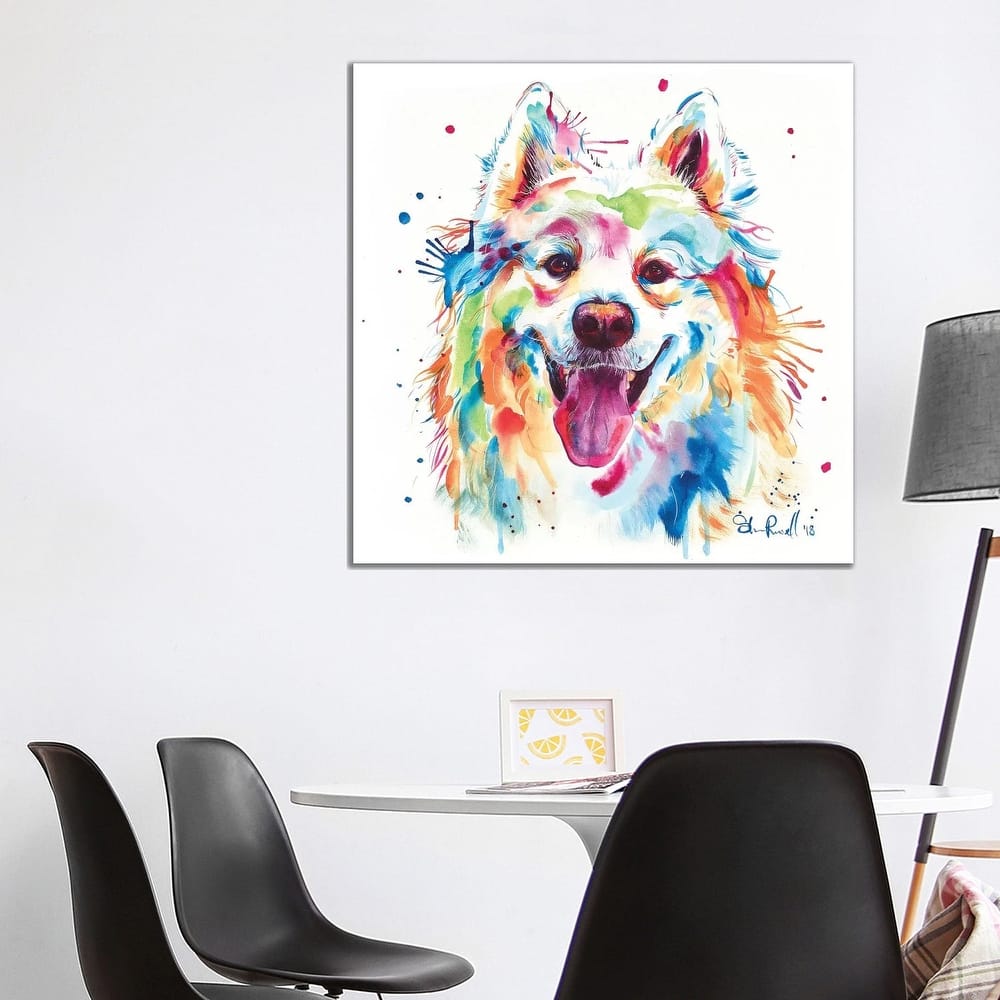 iCanvas "Samoyed" by Weekday Best Canvas Print