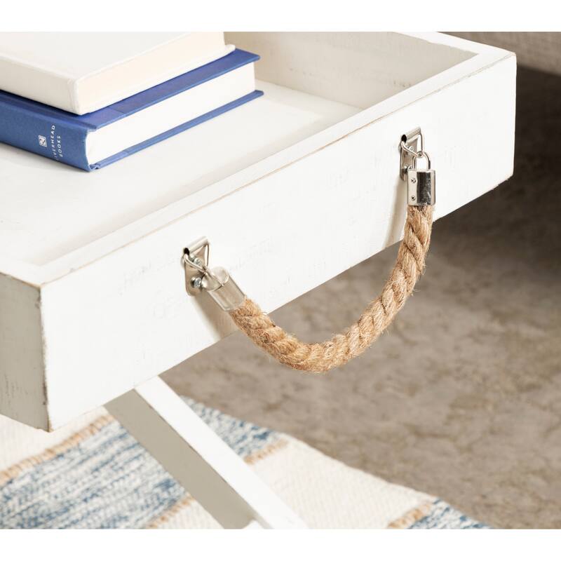 Kate and Laurel Bayville Wooden Tray Coffee Table - 32x16x18