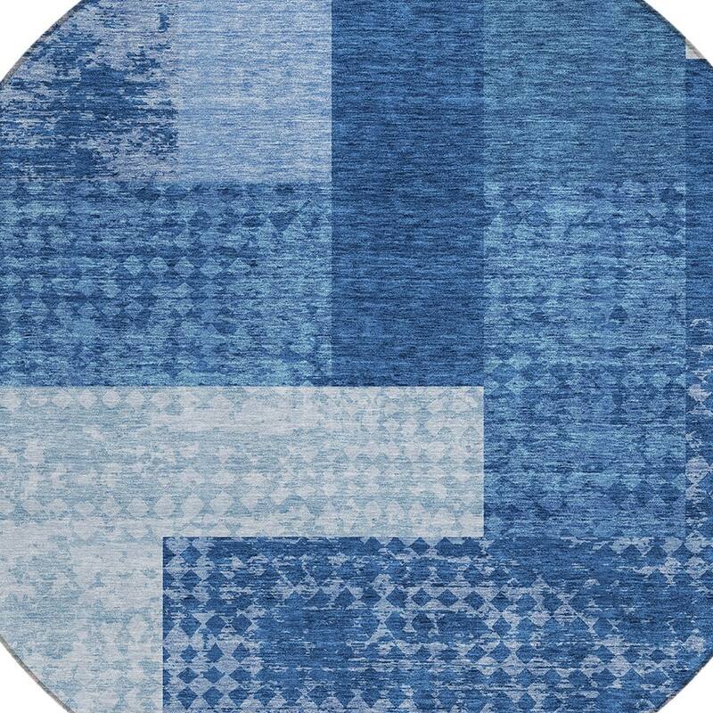 HomeRoots Geometric Transitional Rectangle Outdoor Rug