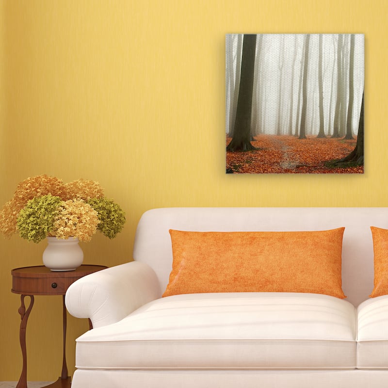 Autumn Forest Floor by PhotoINC Studio Canvas Art Print
