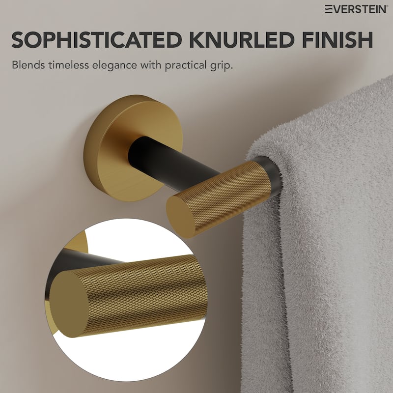 4-Piece Stainless Steel Bathroom Hardware Set, Wall Mounted Bath Towel Bar Set Towel Racks Bathroom Accessories