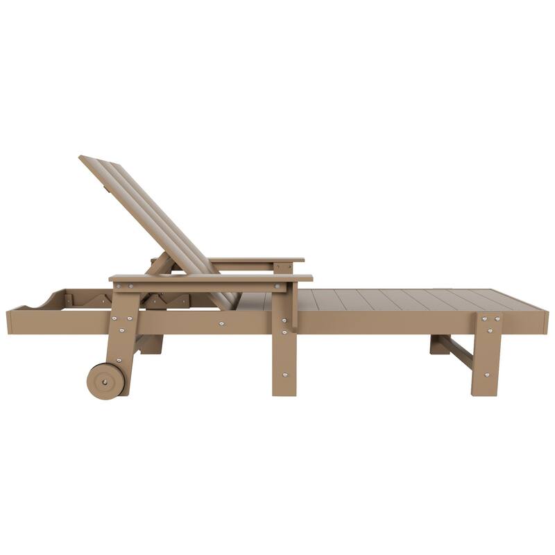 Polytrends Shoreside Modern Poly Reclining EcoFriendly All Weather