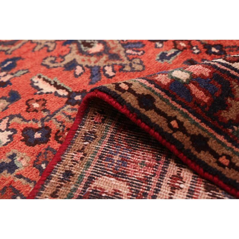 ECARPETGALLERY Hand-knotted Andelz Red Wool Rug - 3'6 x 10'4