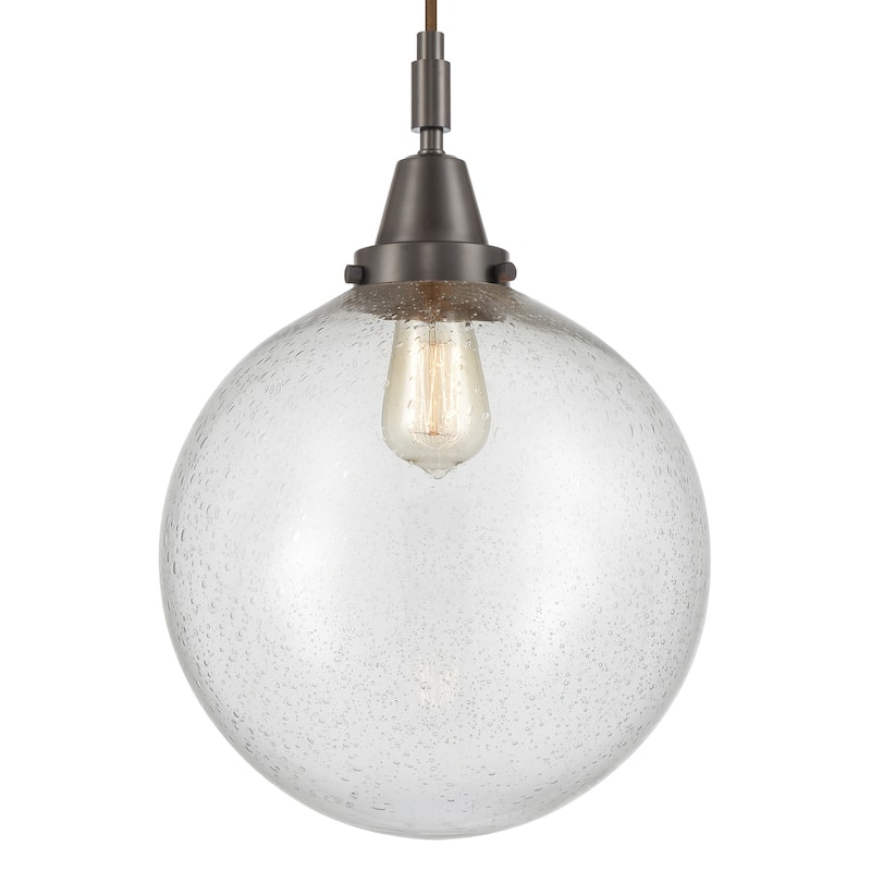 Innovations Lighting 447-1P-G204-12 Beacon 12" Wide Pendant with - Oil Rubbed Bronze