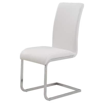 Porch & Den University Maxim Faux Leather Dining Chair (Set of 2)
