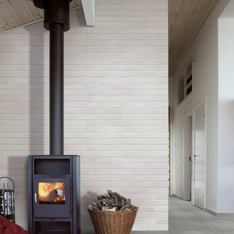 The Tile Life Brick City 2x10 White Porcelain Floor & Wall Tile