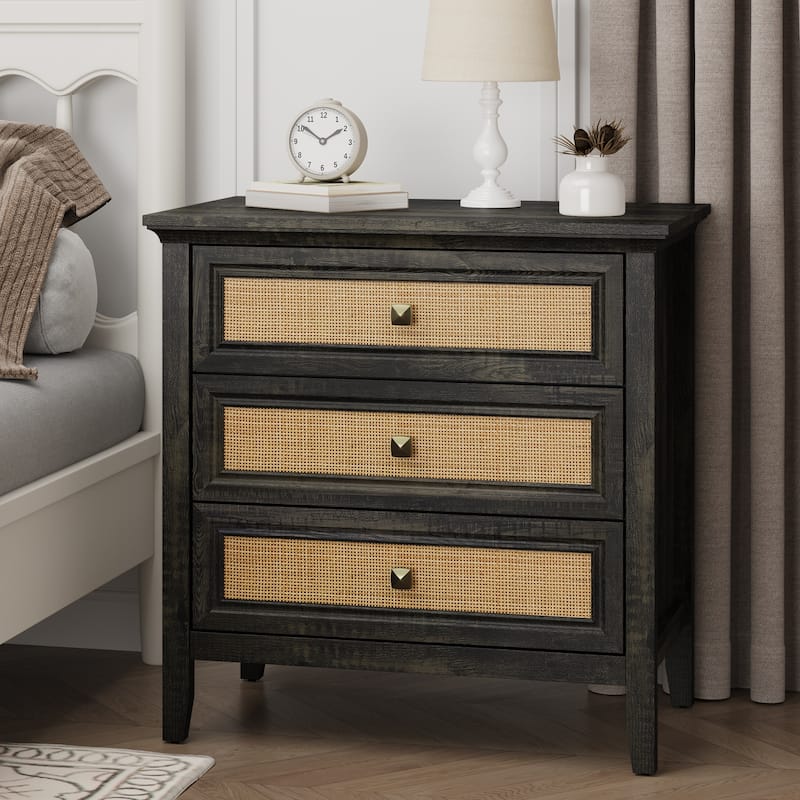 3 - Drawer Dresser - Grey