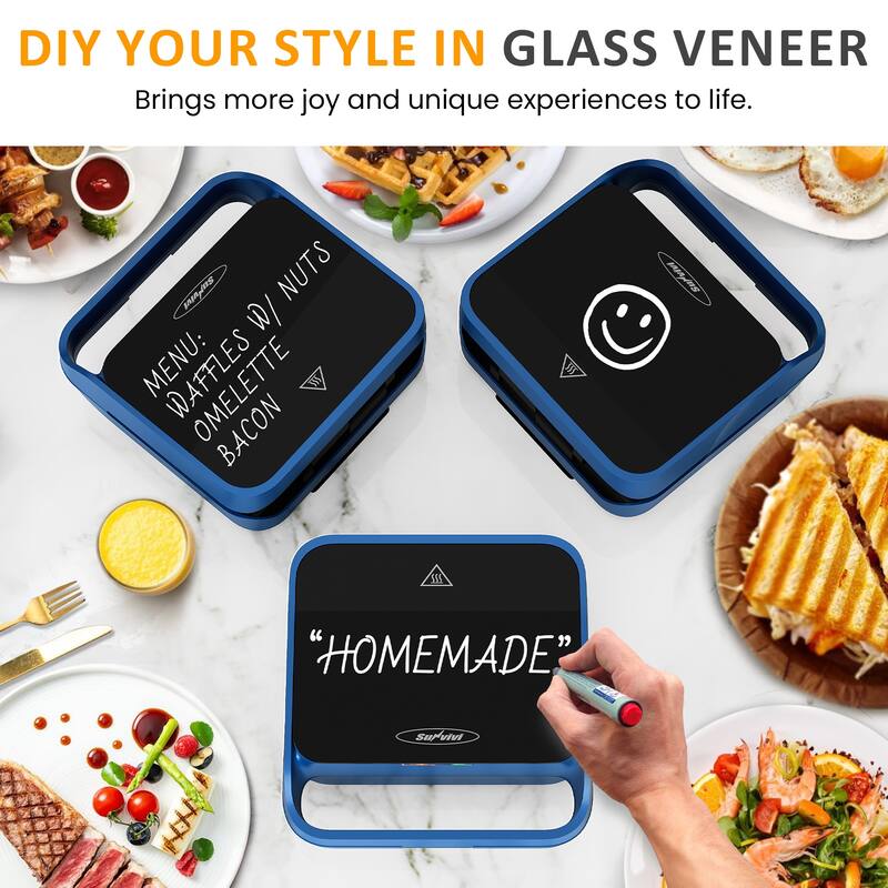850W 3 in 1 Sandwich Maker