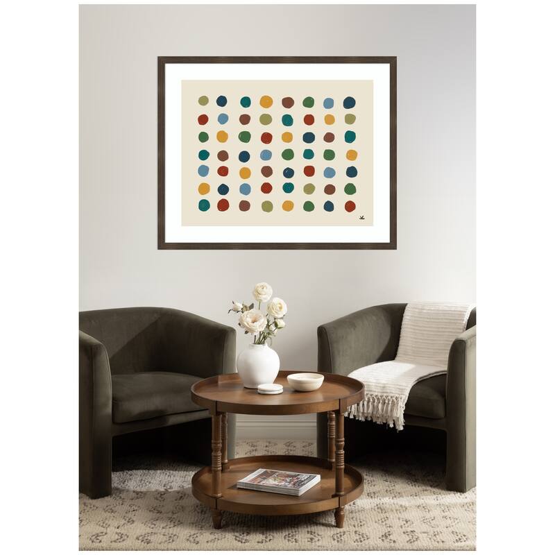 Kate and Laurel Meditation No. 3 by Kelly Knaga Framed Wall Art Print