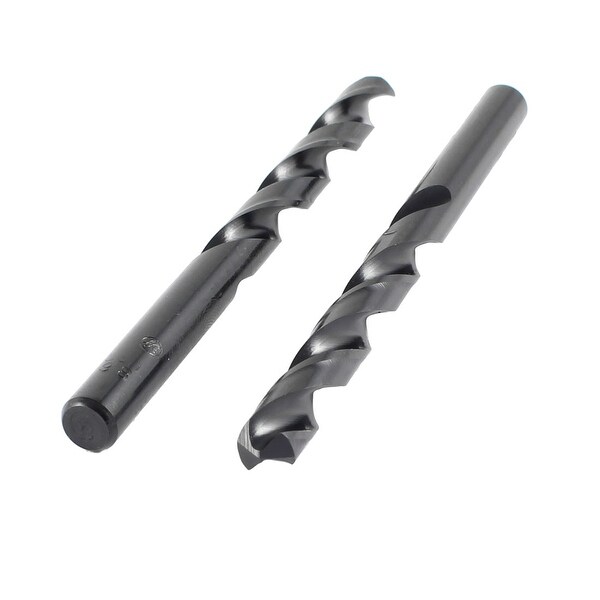 Unique Bargains 2pcs 6.6mm Shank Micro High Speed Steel HSS Spiral Auger Twist Drill Bit Tool