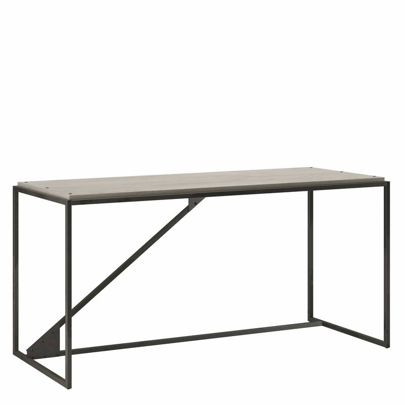 Bush Furniture Refinery 62W Industrial Desk, Large Home Office Desk