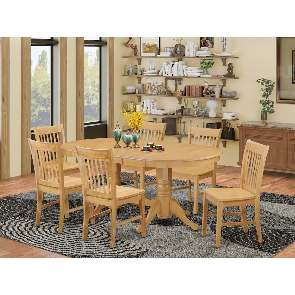 Kitchen Table Set 9 Piece Dinette Chairs Modern Dining Room Furniture Set