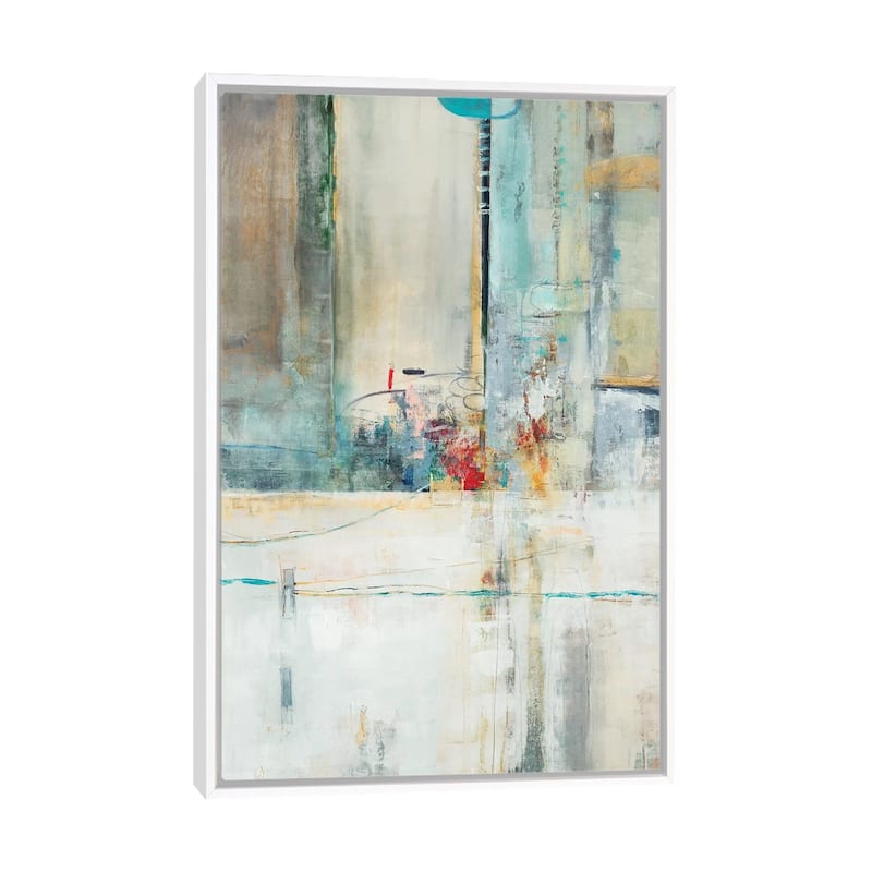 iCanvas "Inference" by Nancy Ngo Framed Canvas Print - White - 48x32