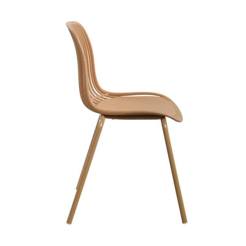 Christopher Knight Home - Eldred Modern 3-Piece Outdoor/Indoor Patio Bistro Set with Dining Chairs & Compact Round Bistro Table