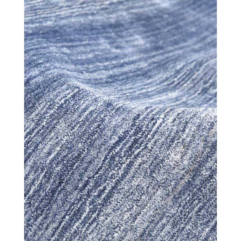 Overton Handmade Modern Contemporary Striped Area Rug