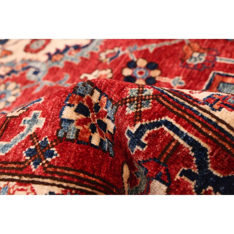 ECARPETGALLERY Hand-knotted Aryana Red Wool Rug - 5'10 x 8'0