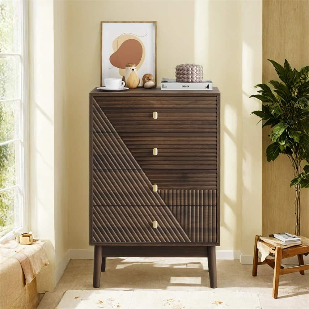 4 Drawer Dresser,Wardrobe Dresser Chest of Drawers,Storage Cabinet