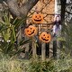 preview thumbnail 33 of 84, Glitzhome Halloween LED Ghost Cat Pumpkin Nutcracker Yard Stakes Standing Sign Hanging Decor